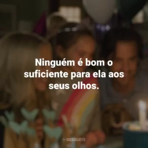 Ninguém é bom o suficiente para ela aos seus olhos. Meu Amigo Enzo (Filme)