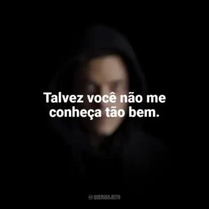Talvez você não me conheça tão bem. Mr. Robot (Série)