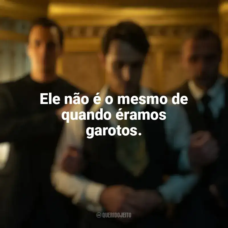 O Continental: Do Mundo de John Wick frases da série: Ele não é o mesmo de quando éramos garotos.