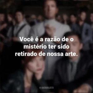 Você é a razão de o mistério ter sido retirado de nossa arte. O Menu (Filme)