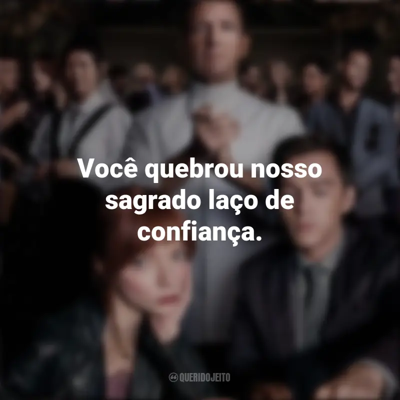 Frases sobre o filme O Menu: Você quebrou nosso sagrado laço de confiança.