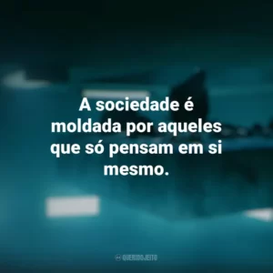 A sociedade é moldada por aqueles que só pensam em si mesmo. O Poço (Filme)