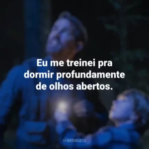 Eu me treinei pra dormir profundamente de olhos abertos. O Projeto Adam (Filme)