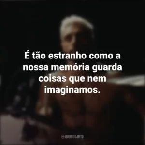 É tão estranho como a nossa memória guarda coisas que nem imaginamos. O Som do Silêncio (Filme)