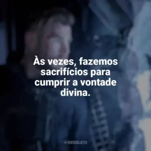 Às vezes, fazemos sacrifícios para cumprir a vontade divina. Resgate 2 (Filme)