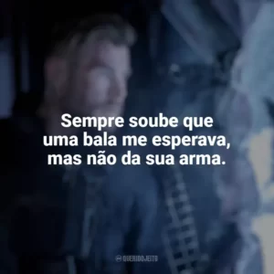 Sempre soube que uma bala me esperava, mas não da sua arma. Resgate 2 (Filme)