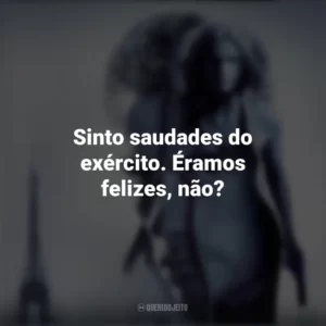 Sinto saudades do exército. Éramos felizes, não? Risco Máximo (Filme)