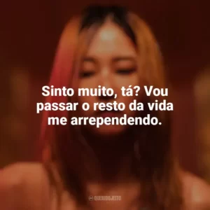 Sinto muito, tá? Vou passar o resto da vida me arrependendo. A Bailarina (2023)