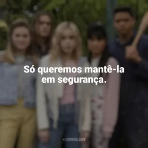 Só queremos mantê-la em segurança. Dezesseis Facadas (Filme)