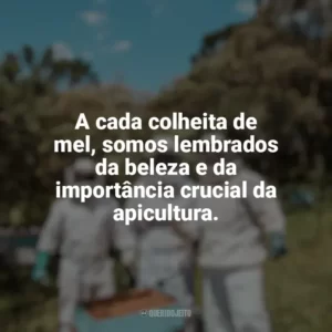 A cada colheita de mel, somos lembrados da beleza e da importância crucial da apicultura. Dia da Apicultura