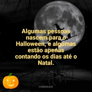 Algumas pessoas nascem para o Halloween, e algumas estão apenas contando os dias até o Natal. Dia das Bruxas