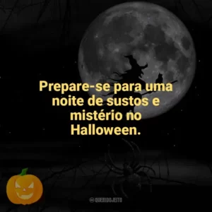 Prepare-se para uma noite de sustos e mistério no Halloween. Dia das Bruxas