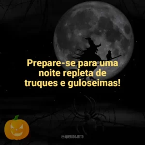 Prepare-se para uma noite repleta de truques e guloseimas! Dia das Bruxas