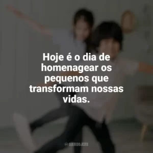 Hoje é o dia de homenagear os pequenos que transformam nossas vidas. Dia das Crianças para Imprimir