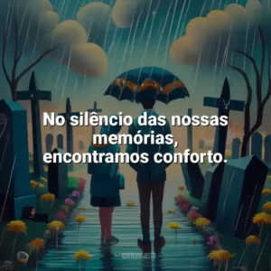No silêncio das nossas memórias, encontramos conforto. Dia de Finados