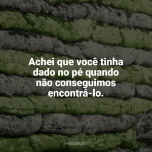 Achei que você tinha dado no pé quando não conseguimos encontrá-lo. Dia de Folga um Conto de Natal (Livro)