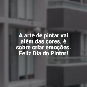 A arte de pintar vai além das cores, é sobre criar emoções. Feliz Dia do Pintor! Dia do Pintor