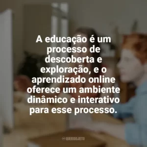 A educação é um processo de descoberta e exploração, e o aprendizado online oferece um ambiente dinâmico e interativo para esse processo. Educação e Aprendizado Online