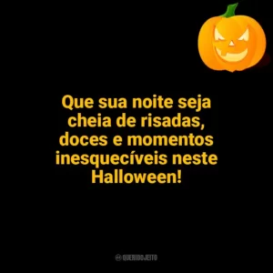 Que sua noite seja cheia de risadas, doces e momentos inesquecíveis neste Halloween! Halloween