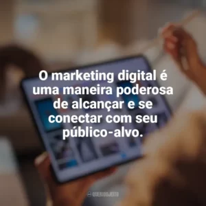 O marketing digital é uma maneira poderosa de alcançar e se conectar com seu público-alvo. Marketing Digital e Empreendedorismo