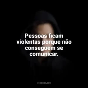 Pessoas ficam violentas porque não conseguem se comunicar. Mr. Robot (Série)