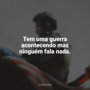 Tem uma guerra acontecendo mas ninguém fala nada. Sniper Americano (Filme)