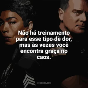 Não há treinamento para esse tipo de dor, mas às vezes você encontra graça no caos. 9-1-1 (Série)