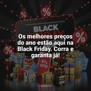 Os melhores preços do ano estão aqui na Black Friday. Corra e garanta já! Black Friday