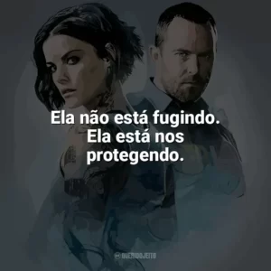Ela não está fugindo. Ela está nos protegendo. Blindspot (Série)