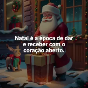 Natal é a época de dar e receber com o coração aberto. Caixinha de Natal