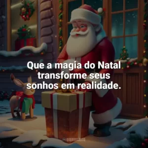Que a magia do Natal transforme seus sonhos em realidade. Caixinha de Natal