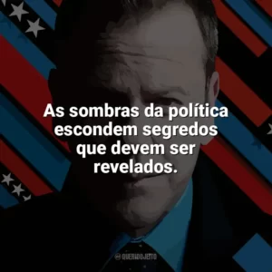 As sombras da política escondem segredos que devem ser revelados. Designated Survivor (Série)