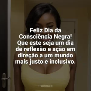 Feliz Dia da Consciência Negra! Que este seja um dia de reflexão e ação em direção a um mundo mais justo e inclusivo. Dia da Consciência Negra