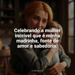 Celebrando a mulher incrível que é minha madrinha, fonte de amor e sabedoria. Dia da Madrinha