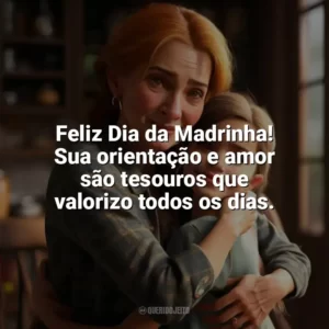 Feliz Dia da Madrinha! Sua orientação e amor são tesouros que valorizo todos os dias. Dia da Madrinha