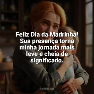 Feliz Dia da Madrinha! Sua presença torna minha jornada mais leve e cheia de significado. Dia da Madrinha