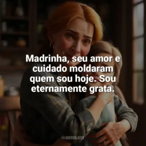 Madrinha, seu amor e cuidado moldaram quem sou hoje. Sou eternamente grata. Dia da Madrinha