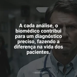 A cada análise, o biomédico contribui para um diagnóstico preciso, fazendo a diferença na vida dos pacientes. Dia do Biomédico
