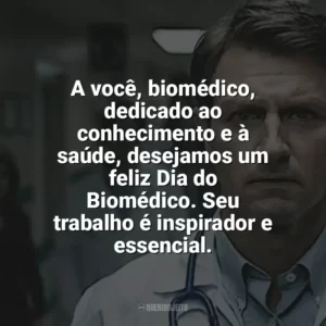 A você, biomédico, dedicado ao conhecimento e à saúde, desejamos um feliz Dia do Biomédico. Seu trabalho é inspirador e essencial. Dia do Biomédico