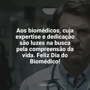 Aos biomédicos, cuja expertise e dedicação são luzes na busca pela compreensão da vida. Feliz Dia do Biomédico! Dia do Biomédico