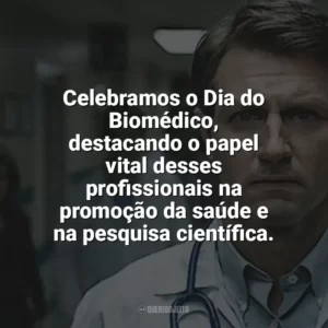 Celebramos o Dia do Biomédico, destacando o papel vital desses profissionais na promoção da saúde e na pesquisa científica. Dia do Biomédico