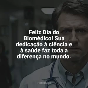 Feliz Dia do Biomédico! Sua dedicação à ciência e à saúde faz toda a diferença no mundo. Dia do Biomédico