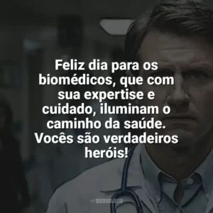 Feliz dia para os biomédicos, que com sua expertise e cuidado, iluminam o caminho da saúde. Vocês são verdadeiros heróis! Dia do Biomédico