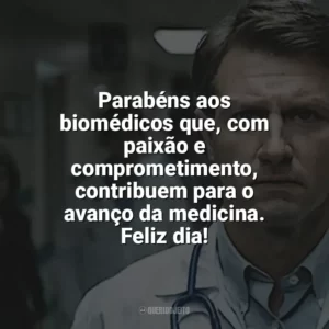 Parabéns aos biomédicos que, com paixão e comprometimento, contribuem para o avanço da medicina. Feliz dia! Dia do Biomédico