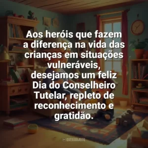 Aos heróis que fazem a diferença na vida das crianças em situações vulneráveis, desejamos um feliz Dia do Conselheiro Tutelar, repleto de reconhecimento e gratidão. Dia do Conselheiro Tutelar
