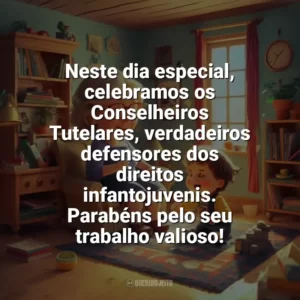 Neste dia especial, celebramos os Conselheiros Tutelares, verdadeiros defensores dos direitos infantojuvenis. Parabéns pelo seu trabalho valioso! Dia do Conselheiro Tutelar