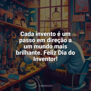Cada invento é um passo em direção a um mundo mais brilhante. Feliz Dia do Inventor! Dia do Inventor