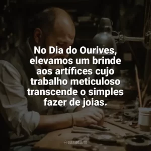 No Dia do Ourives, elevamos um brinde aos artífices cujo trabalho meticuloso transcende o simples fazer de joias. Dia do Ourives