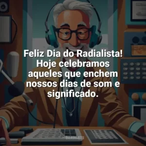 Feliz Dia do Radialista! Hoje celebramos aqueles que enchem nossos dias de som e significado. Dia do Radialista