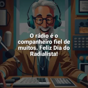 O rádio é o companheiro fiel de muitos. Feliz Dia do Radialista! Dia do Radialista